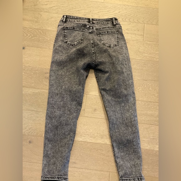 Acid wash straight legged jeans - Picture 2 of 2